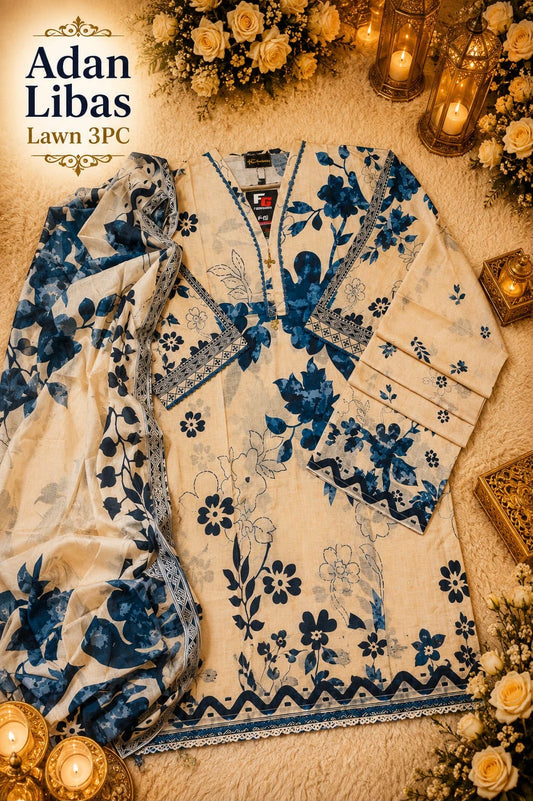 Adan Libas Prints Lawn Stitch