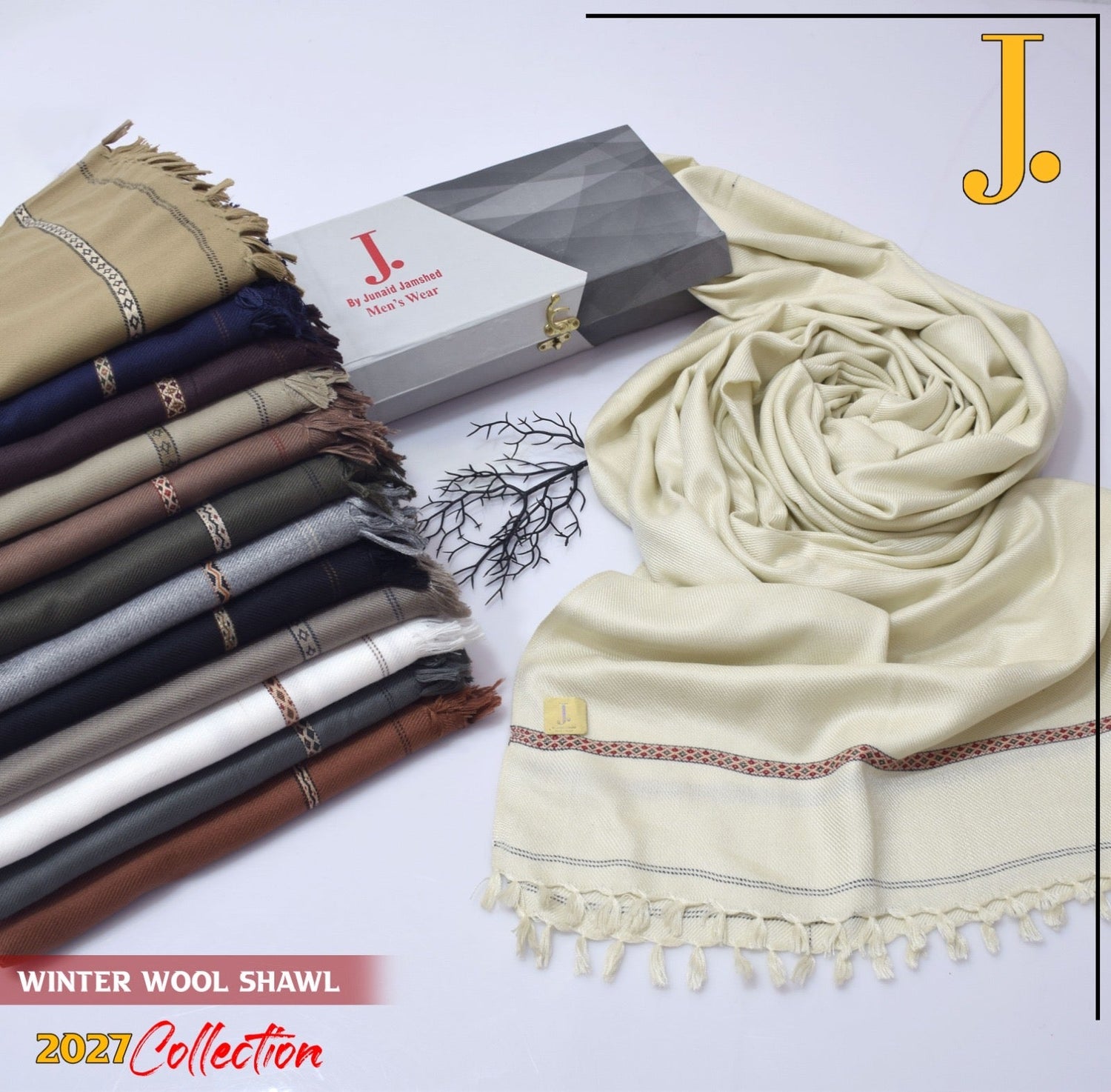 Junaid jamshed ( j. ) men shawl box