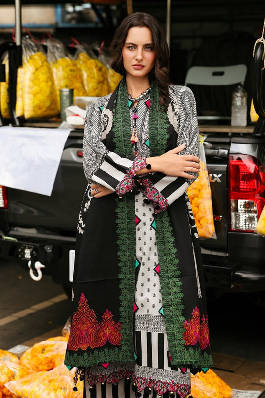 3PC LAWN PRINTED SHIRT WITH VOILE PRINTED DUAPTTA