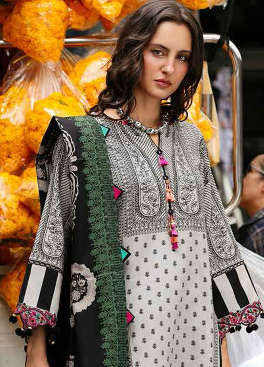 3PC LAWN PRINTED SHIRT WITH VOILE PRINTED DUAPTTA