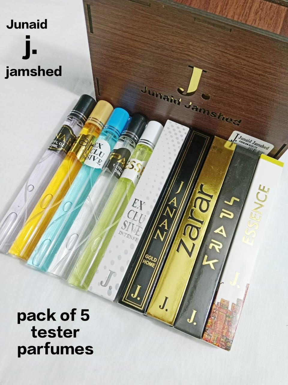 J. Tester Perfume 5-in-1 Wooden Box Gift Set (35ml)