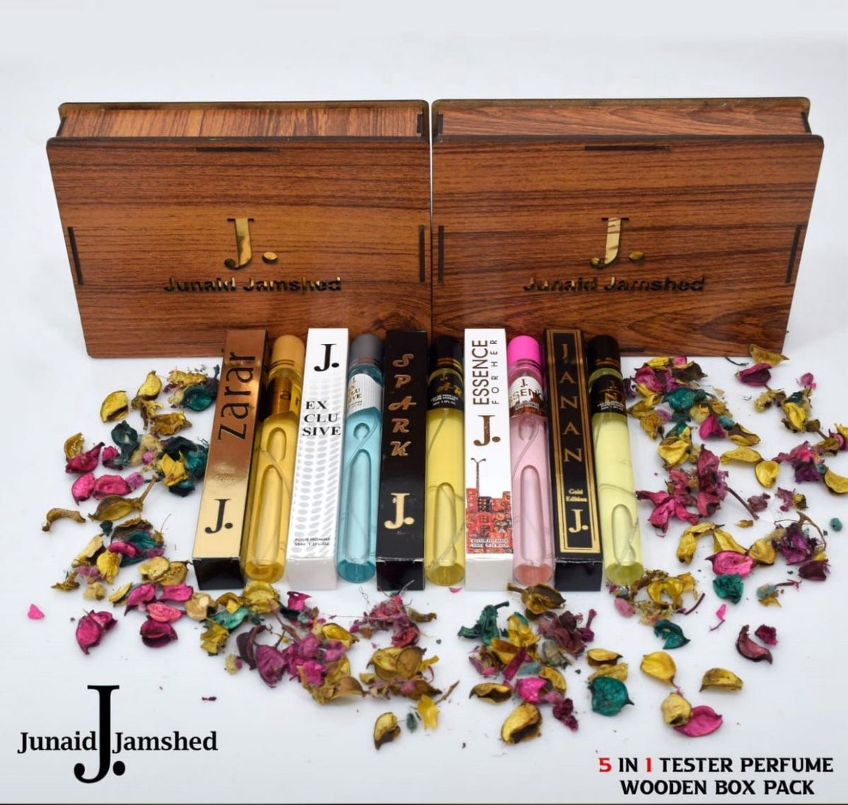 J. Tester Perfume 5-in-1 Wooden Box Gift Set (35ml)