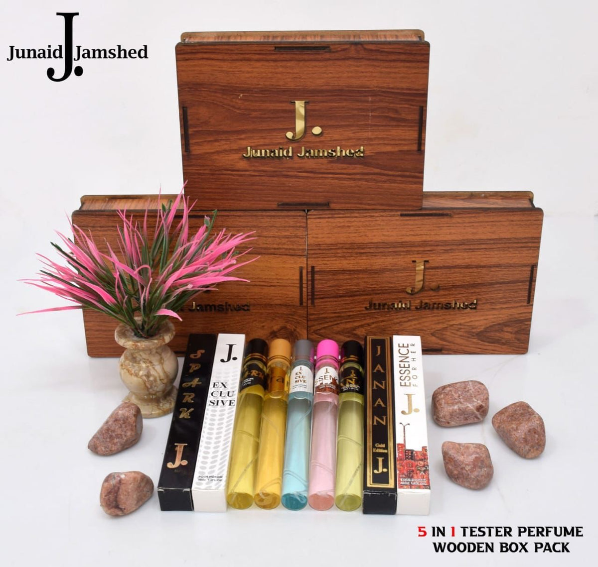 J. Tester Perfume 5-in-1 Wooden Box Gift Set (35ml)