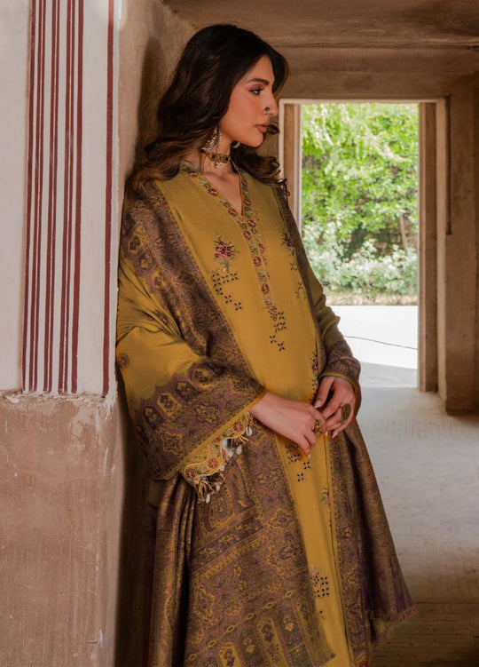 Lawn-3PC Chikankari Embroidered With Digital Printed Jacquard Dupatta