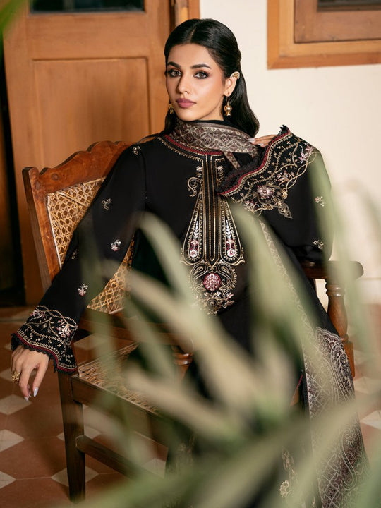 Lawn-3PC Embroidered Shirt with Digital Printed Jauqard Dupatta
