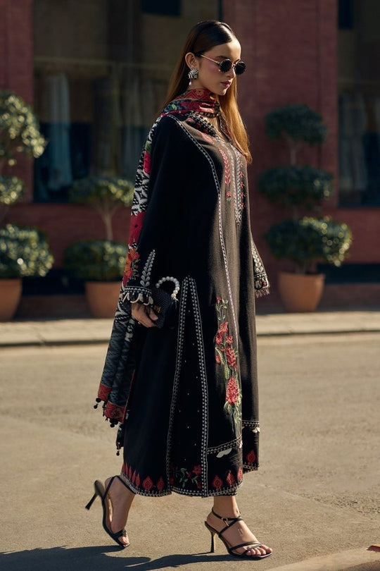 Lawn-3PC Embroidered Shirt With Digital Printed Jauqard Dupatta